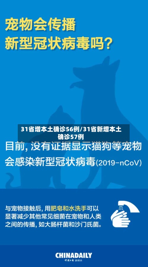 31省增本土确诊56例/31省新增本土确诊57例