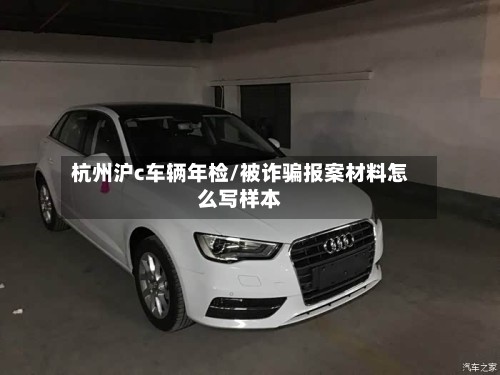 杭州沪c车辆年检/被诈骗报案材料怎么写样本-第3张图片