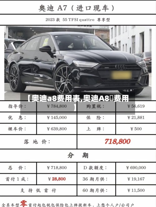 【奥迪a8费用表,奥迪A8乚费用】-第3张图片