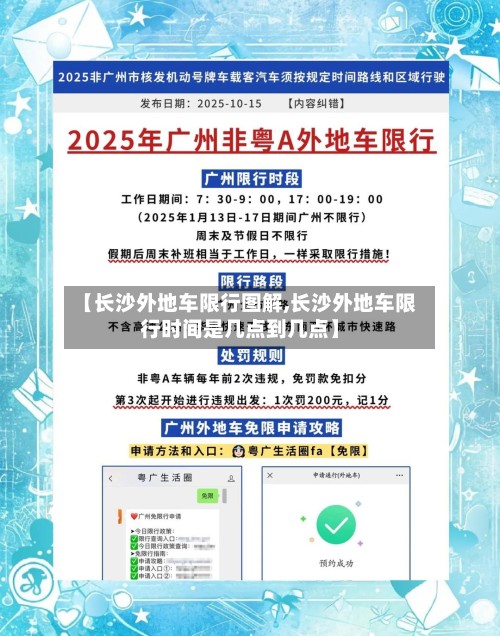 【长沙外地车限行图解,长沙外地车限行时间是几点到几点】-第2张图片