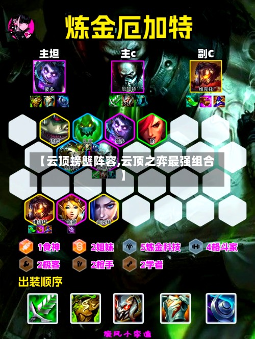 【云顶螃蟹阵容,云顶之弈最强组合】