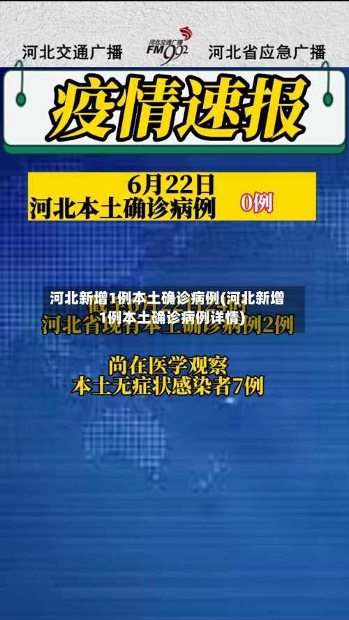 河北新增1例本土确诊病例(河北新增1例本土确诊病例详情)-第3张图片