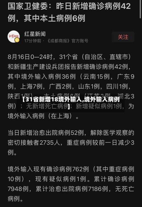 【31省新增18境外输入,境外输入病例】-第3张图片