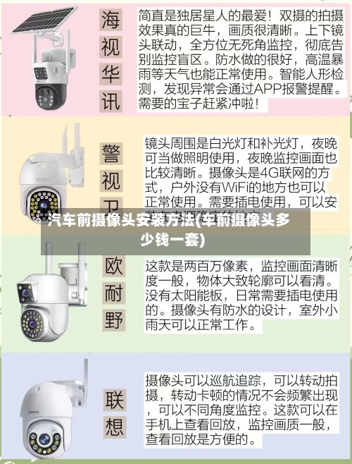 汽车前摄像头安装方法(车前摄像头多少钱一套)