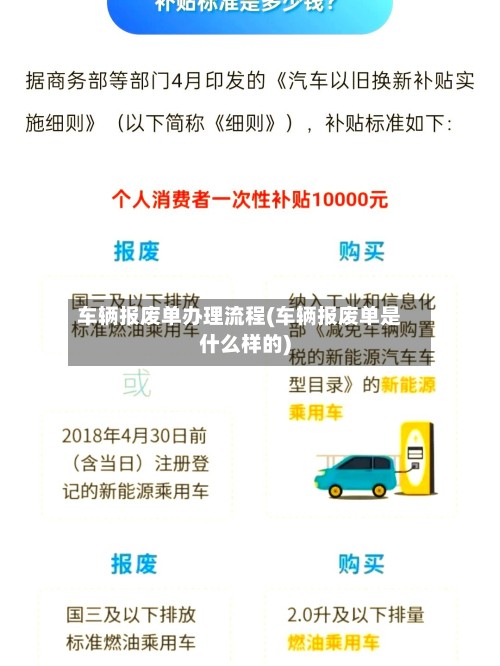车辆报废单办理流程(车辆报废单是什么样的)-第2张图片