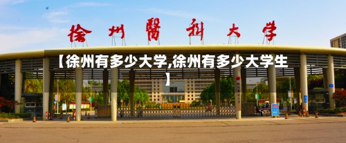 【徐州有多少大学,徐州有多少大学生】-第3张图片