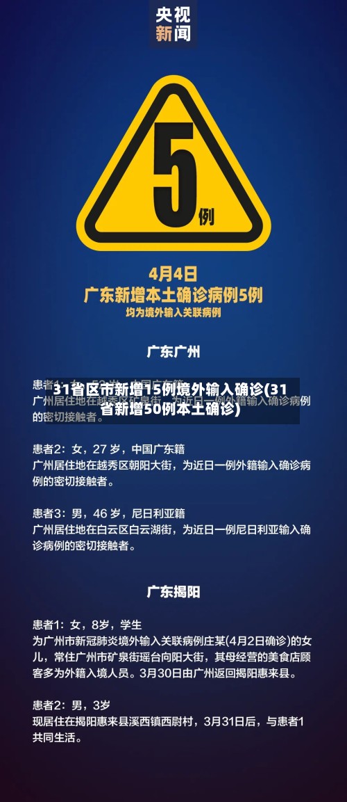 31省区市新增15例境外输入确诊(31省新增50例本土确诊)-第3张图片
