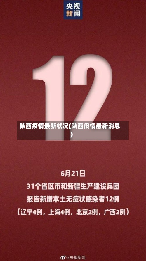 陕西疫情最新状况(陕西役情最新消息)