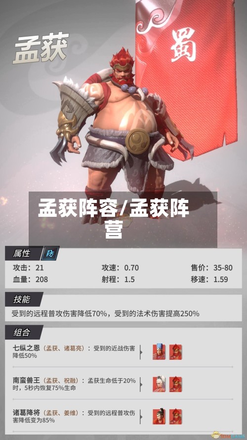 孟获阵容/孟获阵营