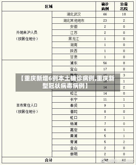 【重庆新增6例本土确诊病例,重庆新型冠状病毒病例】-第3张图片