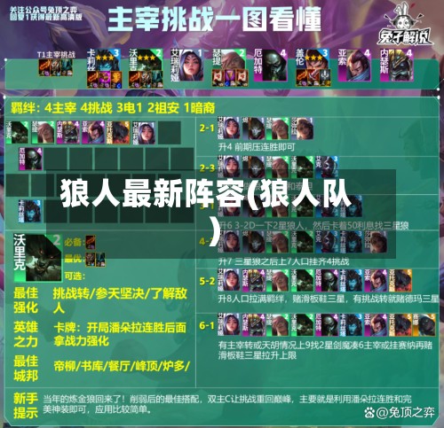 狼人最新阵容(狼人队)-第2张图片
