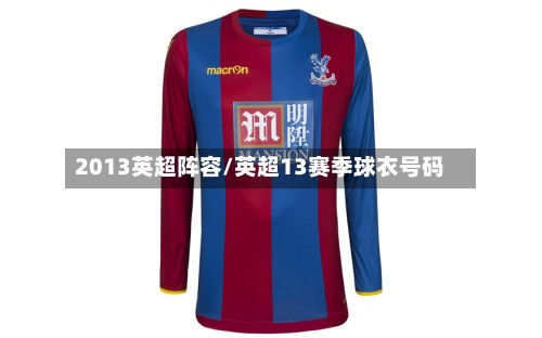 2013英超阵容/英超13赛季球衣号码