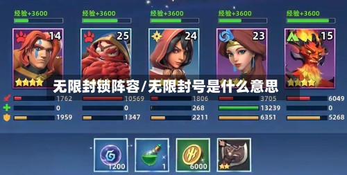 无限封锁阵容/无限封号是什么意思-第2张图片