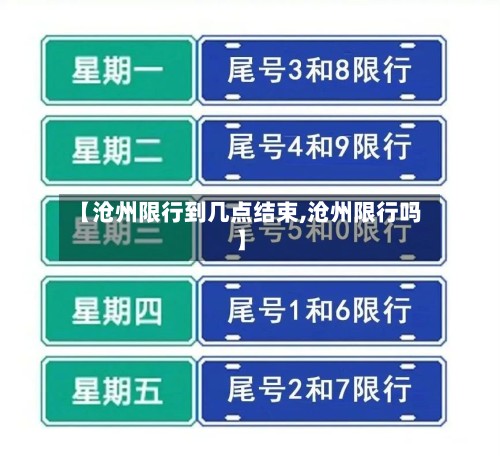 【沧州限行到几点结束,沧州限行吗】