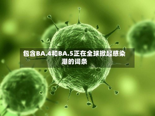 包含BA.4和BA.5正在全球掀起感染潮的词条