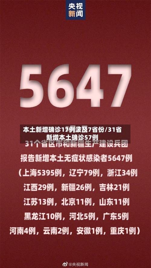 本土新增确诊17例波及7省份/31省新增本土确诊57例-第3张图片