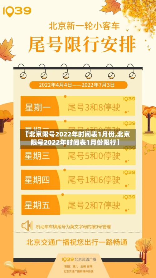 【北京限号2022年时间表1月份,北京限号2022年时间表1月份限行】-第3张图片