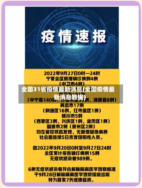 全国31省疫情最新消息(全国疫情最新消息数据)