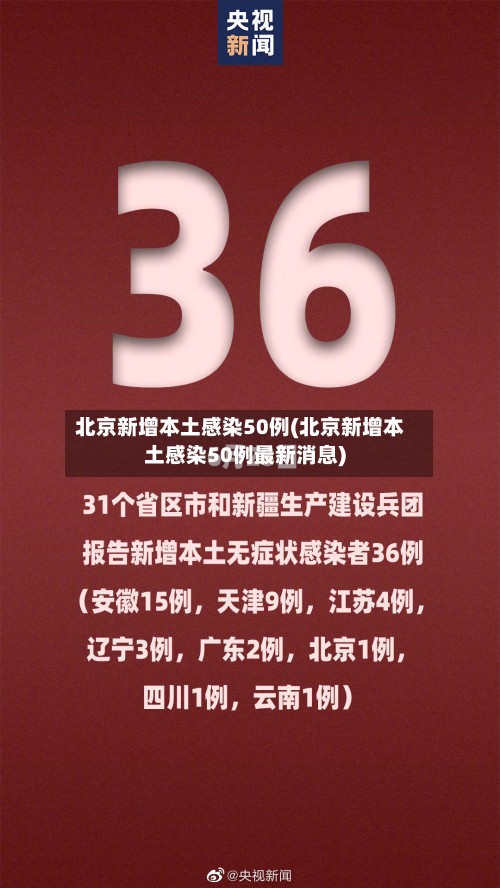 北京新增本土感染50例(北京新增本土感染50例最新消息)-第2张图片