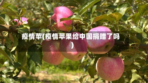 疫情苹(疫情苹果给中国捐赠了吗)-第2张图片