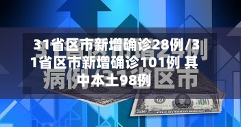 31省区市新增确诊28例/31省区市新增确诊101例 其中本土98例-第2张图片