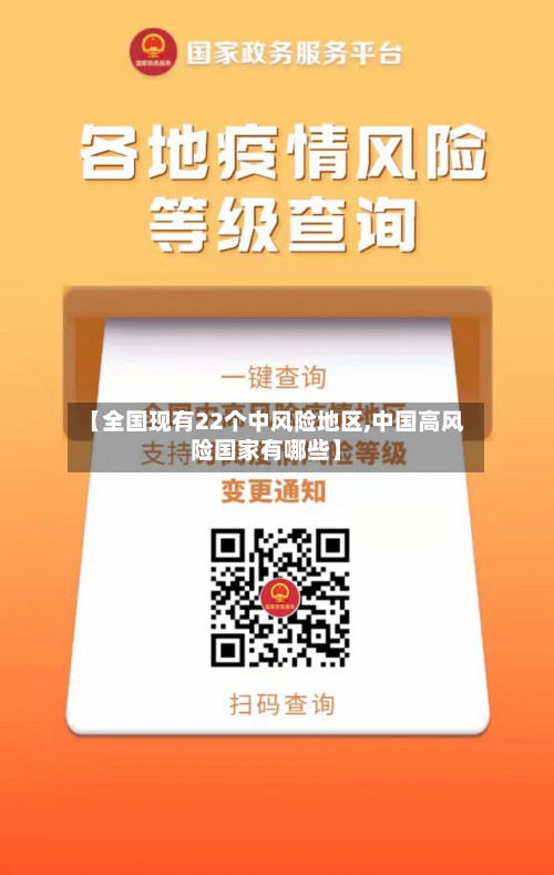 【全国现有22个中风险地区,中国高风险国家有哪些】-第2张图片