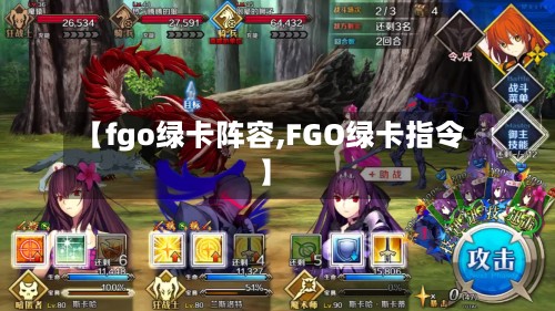 【fgo绿卡阵容,FGO绿卡指令】