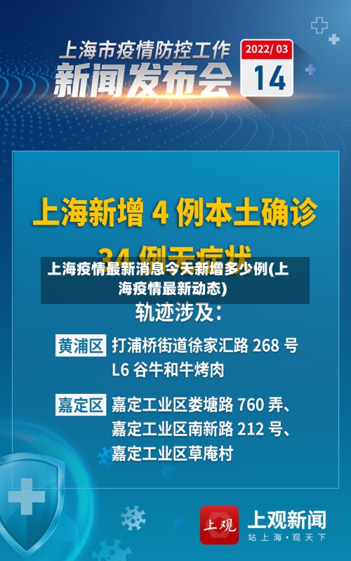 上海疫情最新消息今天新增多少例(上海疫情最新动态)