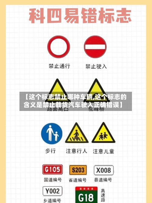 【这个标志禁止哪种车辆,这个标志的含义是禁止载货汽车驶入正确错误】