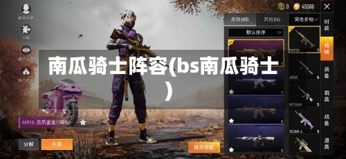南瓜骑士阵容(bs南瓜骑士)