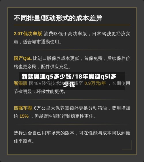 新款奥迪q5多少钱/18年奥迪q5l多少钱-第2张图片