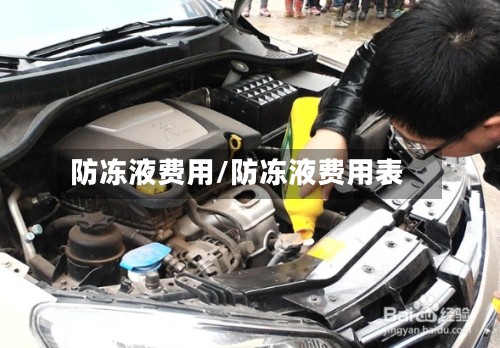 防冻液费用/防冻液费用表-第2张图片