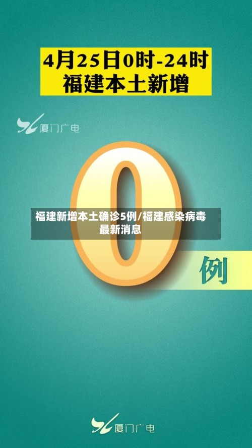福建新增本土确诊5例/福建感染病毒最新消息-第2张图片