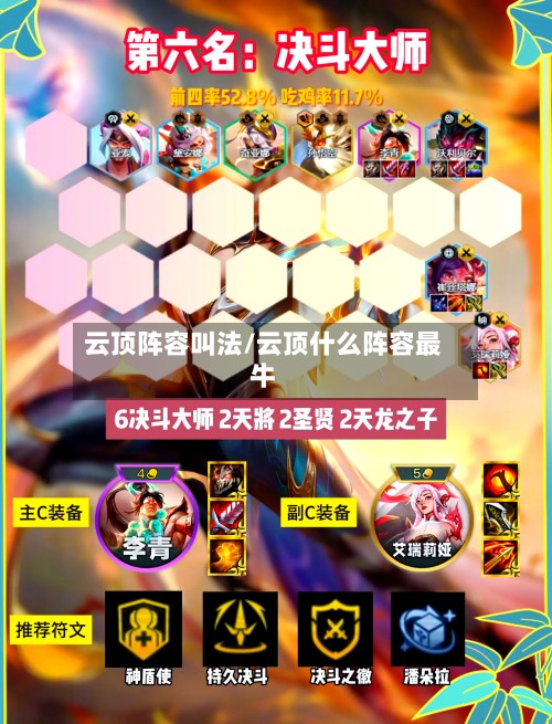 云顶阵容叫法/云顶什么阵容最牛
