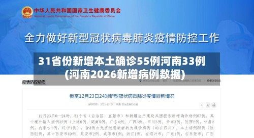 31省份新增本土确诊55例河南33例(河南2026新增病例数据)-第2张图片