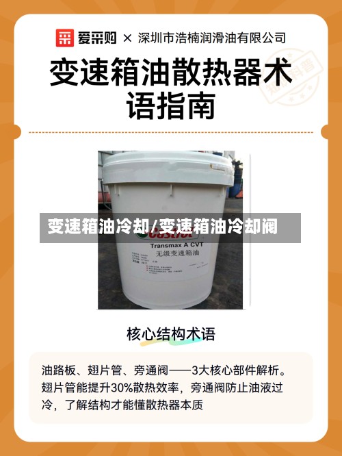 变速箱油冷却/变速箱油冷却阀-第2张图片