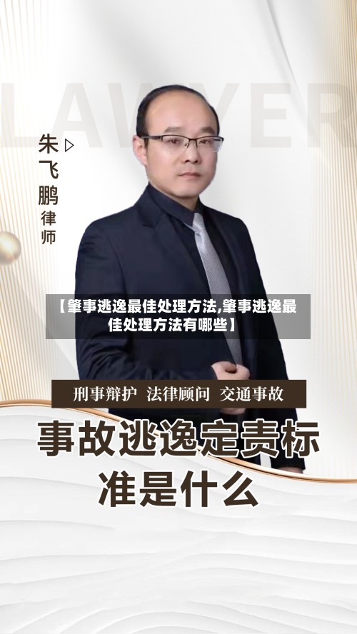 【肇事逃逸最佳处理方法,肇事逃逸最佳处理方法有哪些】-第2张图片