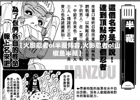 【火影忍者ol半藏阵容,火影忍者ol山椒鱼半藏】-第3张图片
