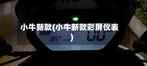 小牛新款(小牛新款彩屏仪表)-第3张图片