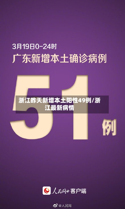 浙江昨天新增本土阳性49例/浙江最新病情-第2张图片