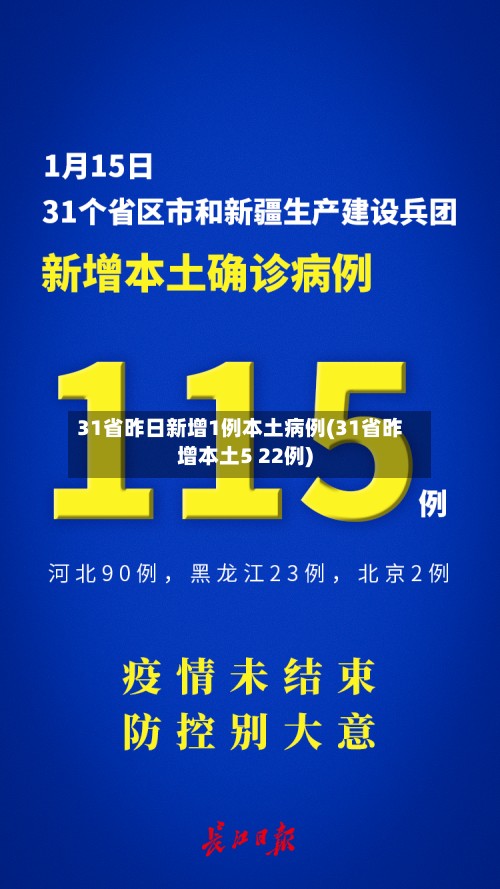 31省昨日新增1例本土病例(31省昨增本土5 22例)-第2张图片