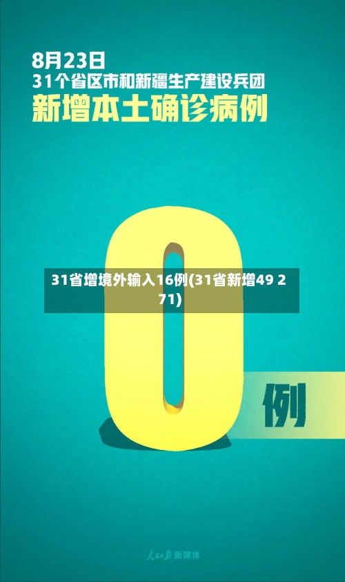 31省增境外输入16例(31省新增49 271)