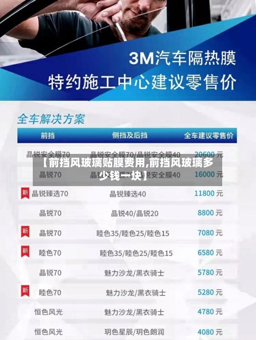 【前挡风玻璃贴膜费用,前挡风玻璃多少钱一块】-第3张图片