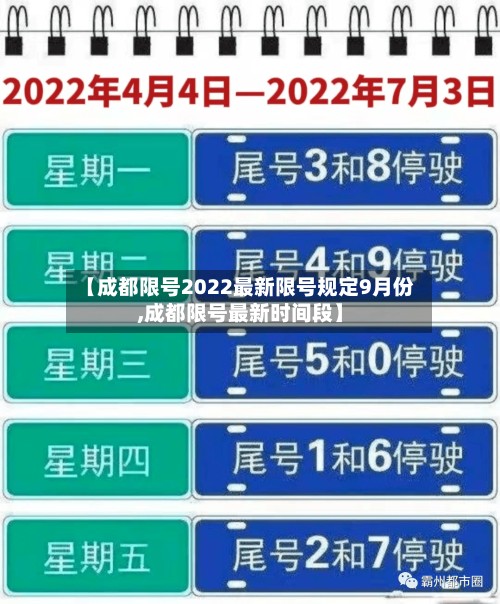 【成都限号2022最新限号规定9月份,成都限号最新时间段】