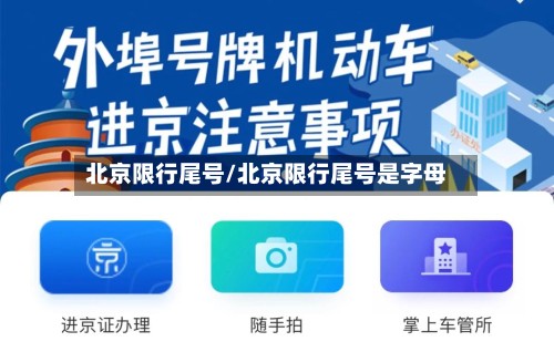 北京限行尾号/北京限行尾号是字母
