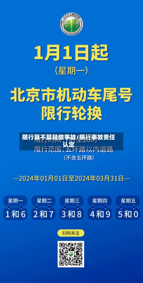 限行算不算轻微事故/限行事故责任认定