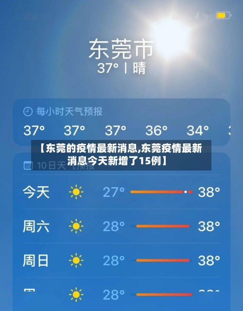 【东莞的疫情最新消息,东莞疫情最新消息今天新增了15例】-第2张图片