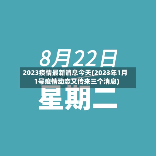 2023疫情最新消息今天(2023年1月1号疫情动态又传来三个消息)-第3张图片