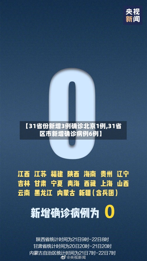 【31省份新增3例确诊北京1例,31省区市新增确诊病例6例】-第3张图片