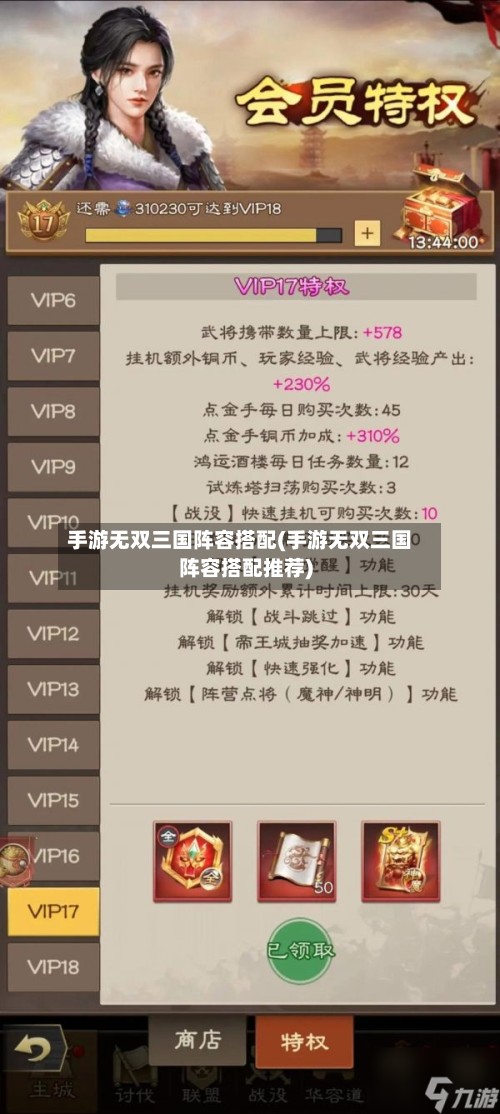 手游无双三国阵容搭配(手游无双三国阵容搭配推荐)-第3张图片